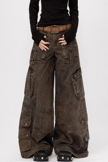 Vintage Retro Workwear Pants