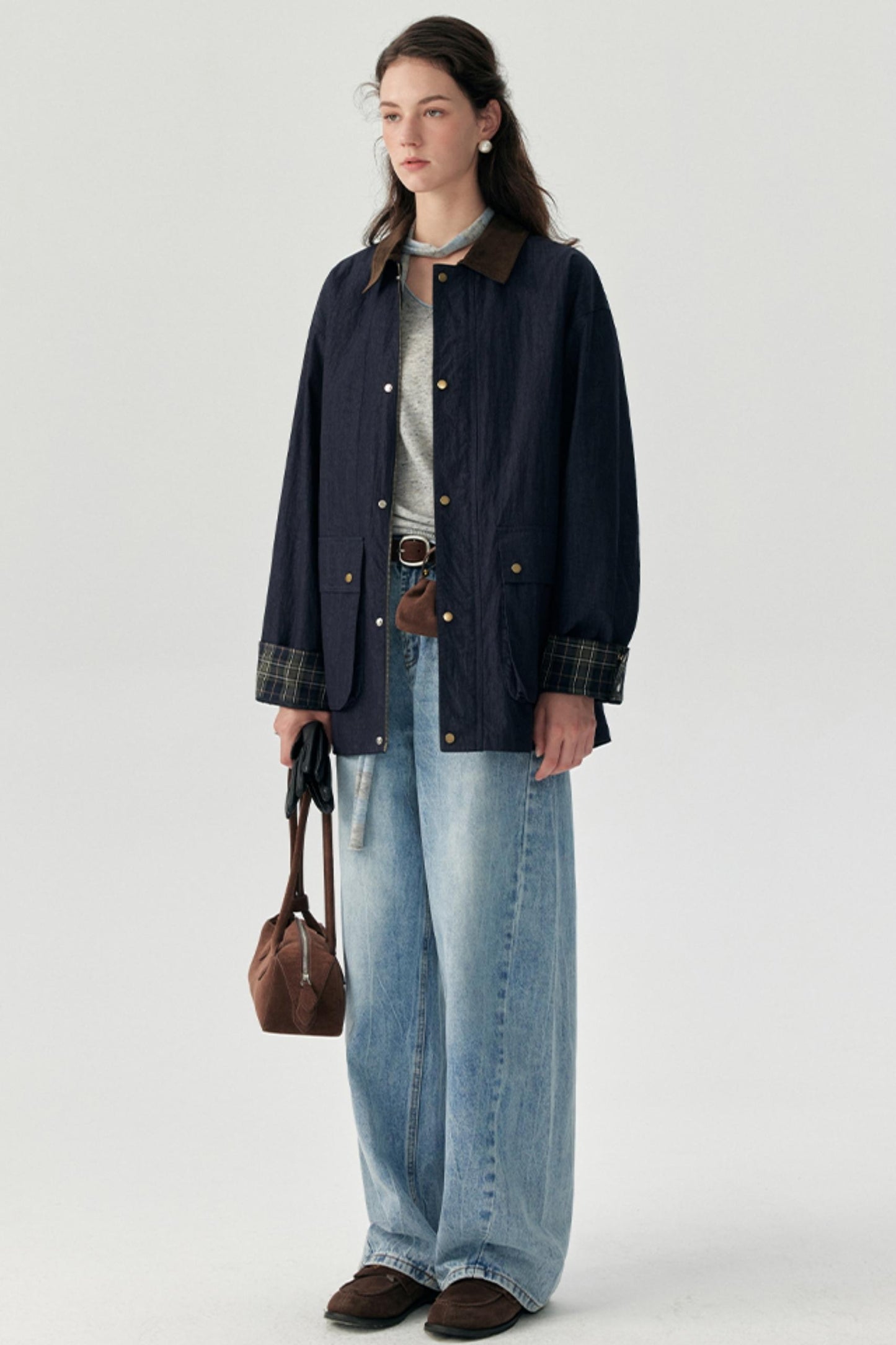 Vintage Patchwork Trench Coat