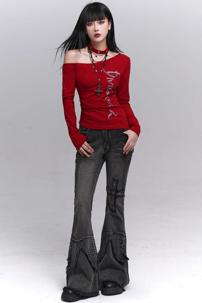 Cool Girl Black Bootcut Jeans