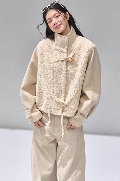 Toggle Button Woolen Coat