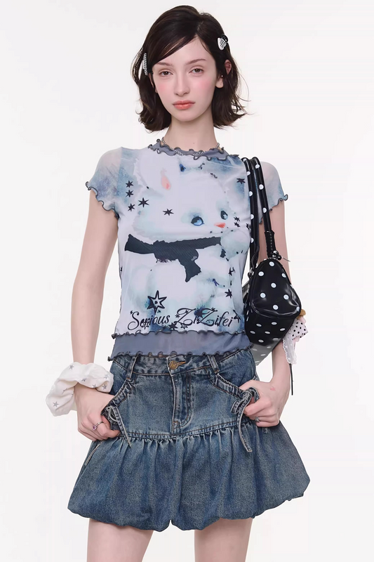 Rabbit Dream Mesh Top