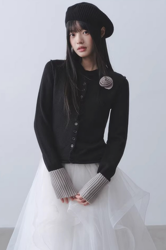 Retro Floral Cardigan