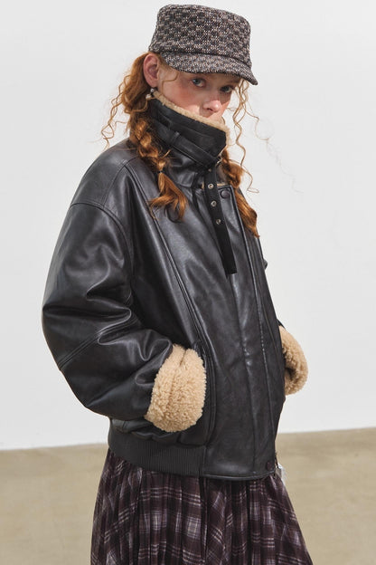 Lambwool Motorcycle Jacket