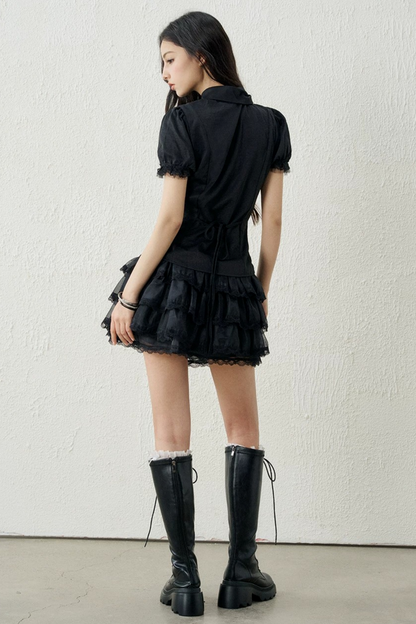 Ghost Girl Puff Sleeve Top