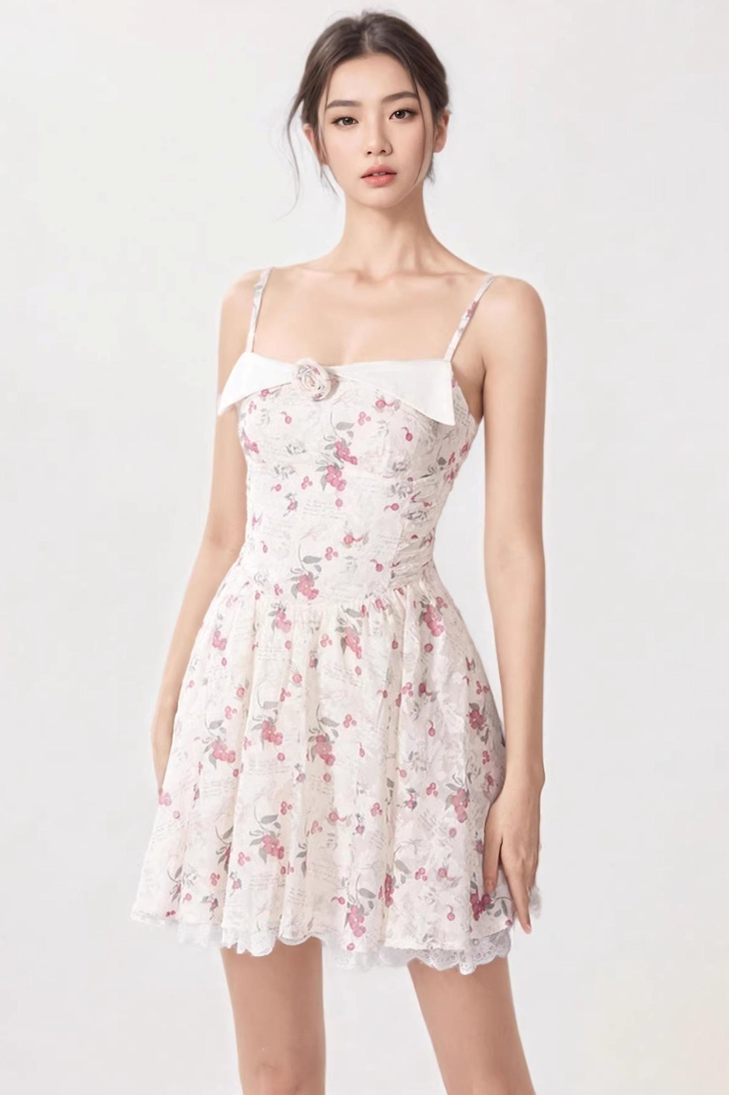 Floral Halter Dress