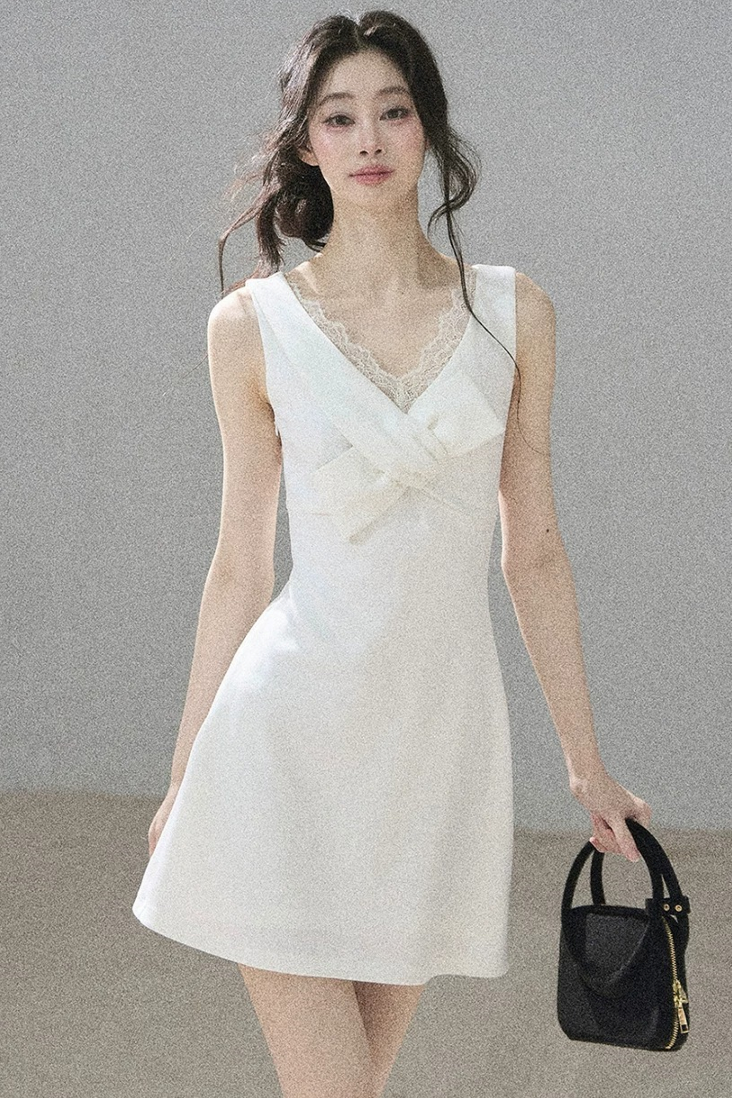 Moonlight Lace V-Neck Dress Set-Up