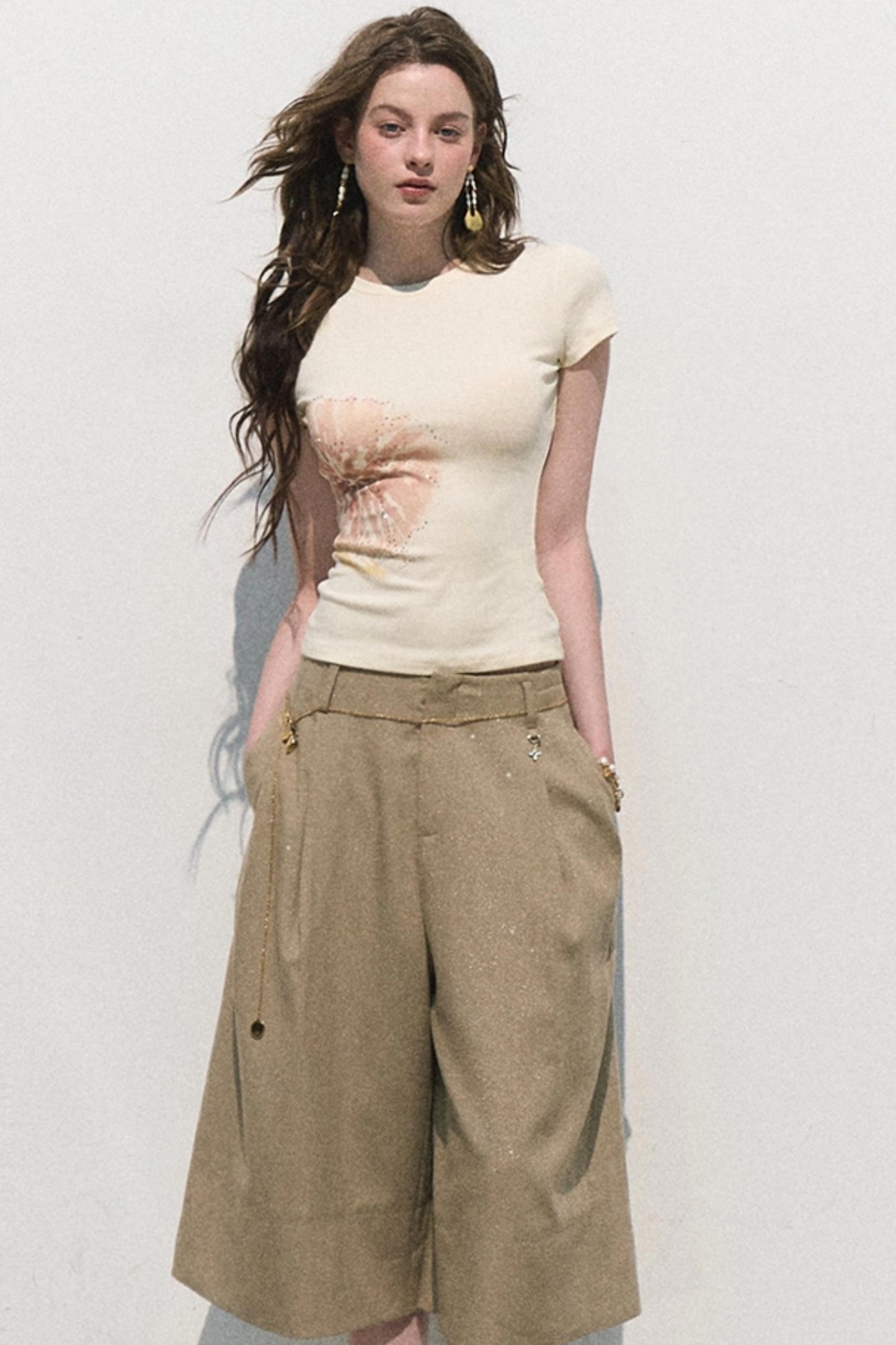 Light-Colored Eyes Cotton Top