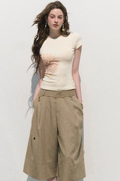 Light-Colored Eyes Cotton Top