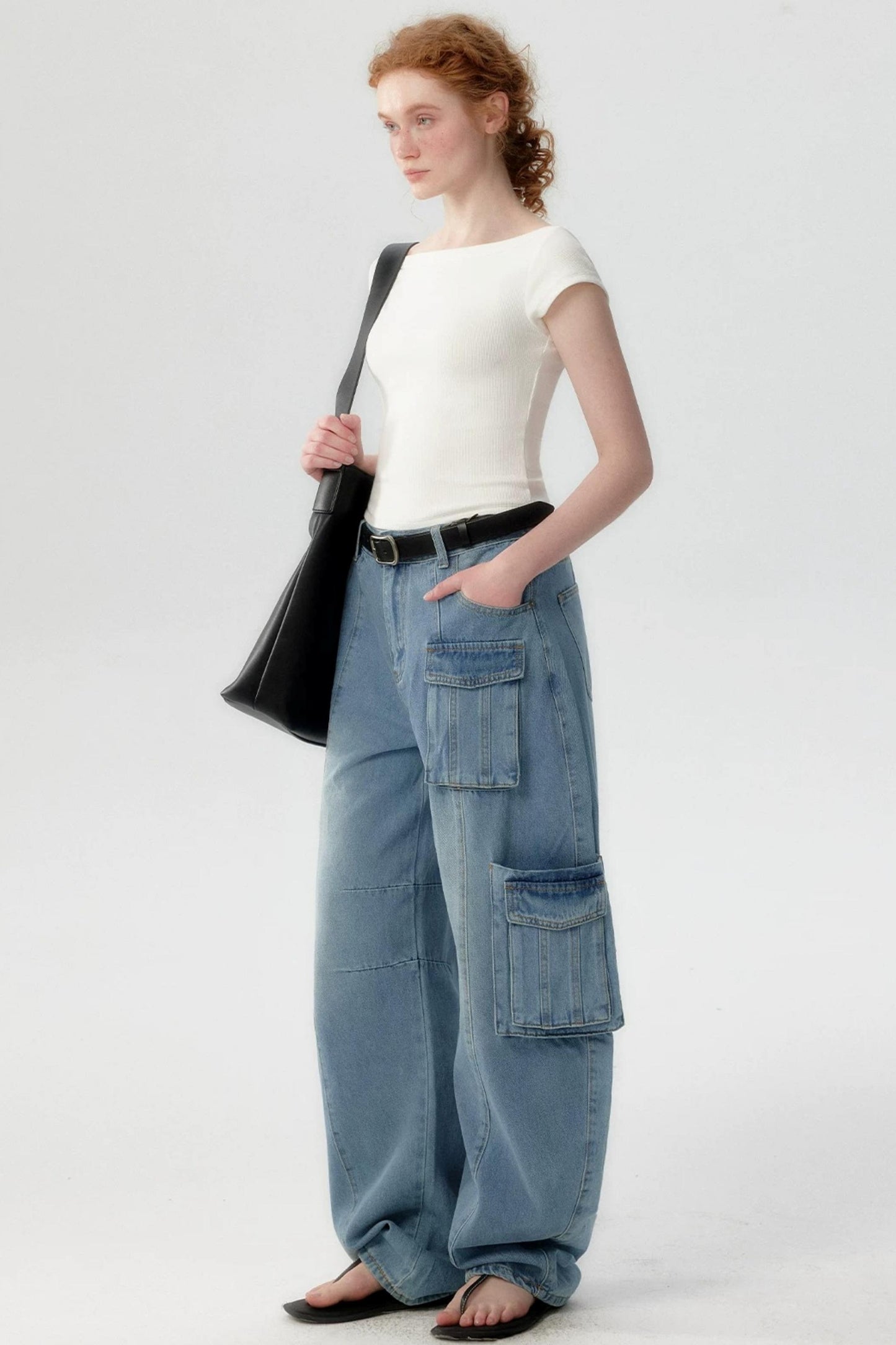 Soft White Off-Shoulder Top