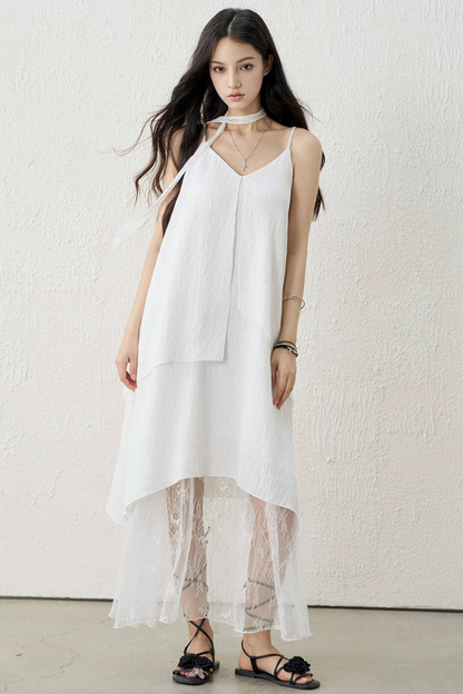 Ghost Lace Long Dress