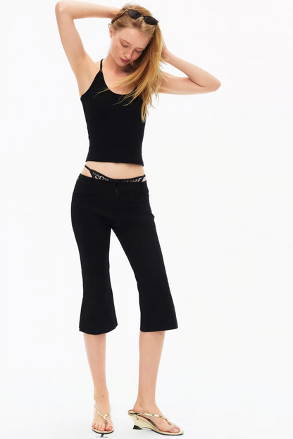 Slim-Fit Equestrian Pants