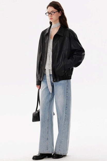 Handsome Street Leather Jacket