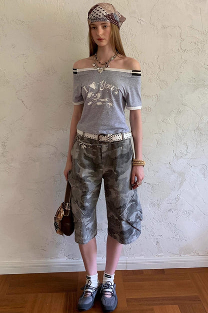 Retro Summer Cropped Pants