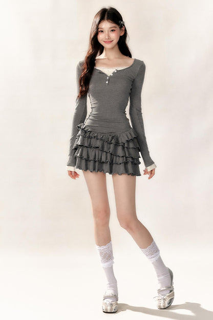 Sweetheart Ruffle Ballet Dress