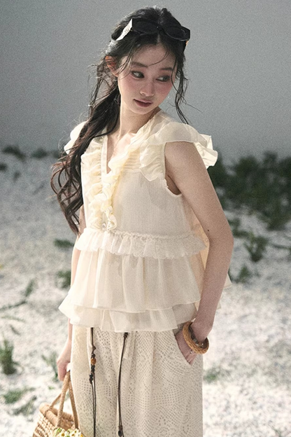 Heartlight Ruffled Blouse