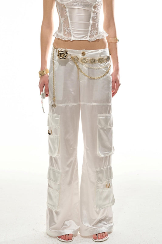 Platinum Wide-Leg Pants