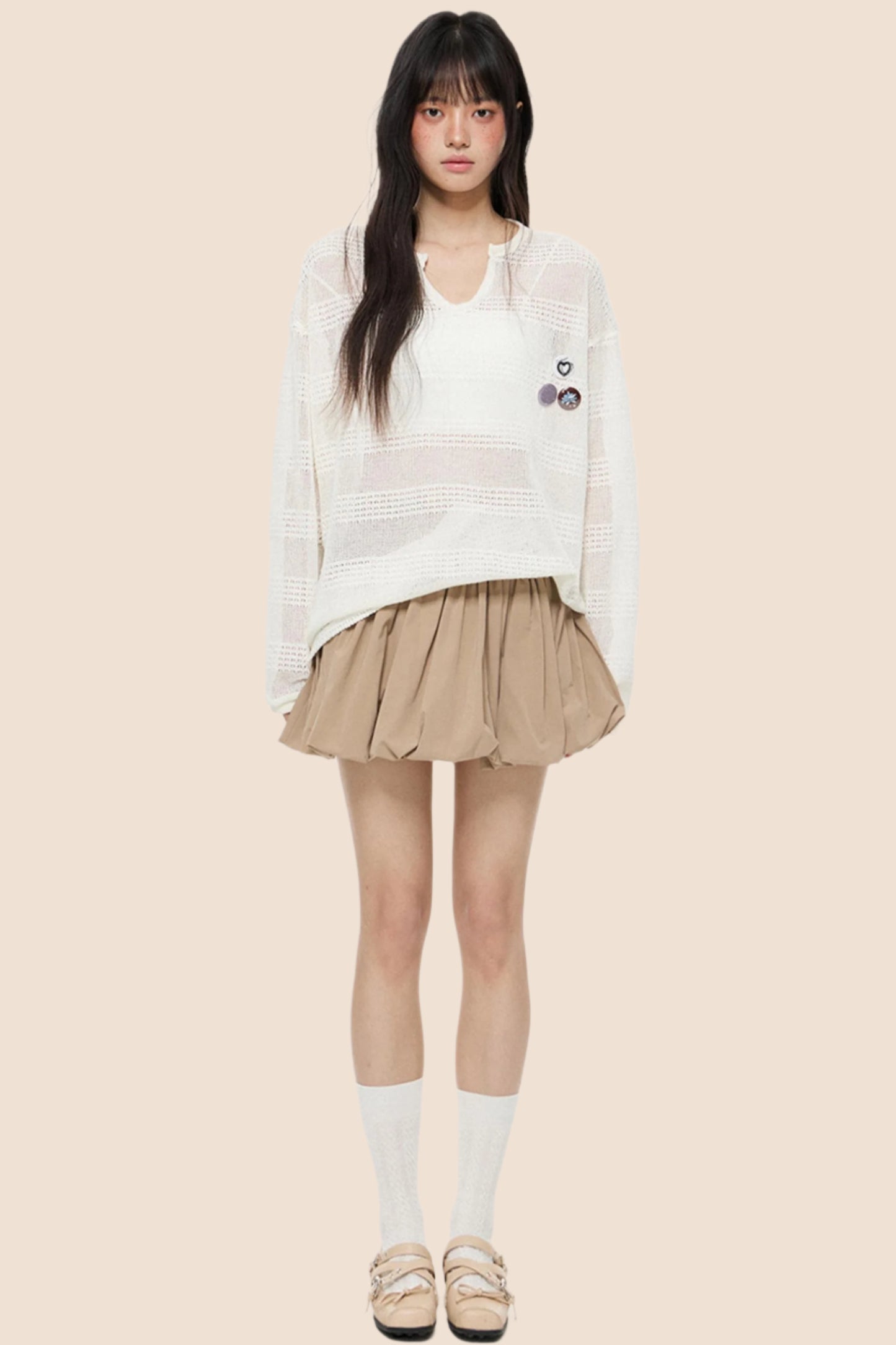 Breezy V-Neck Blouse