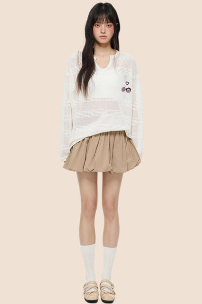 Breezy V-Neck Blouse