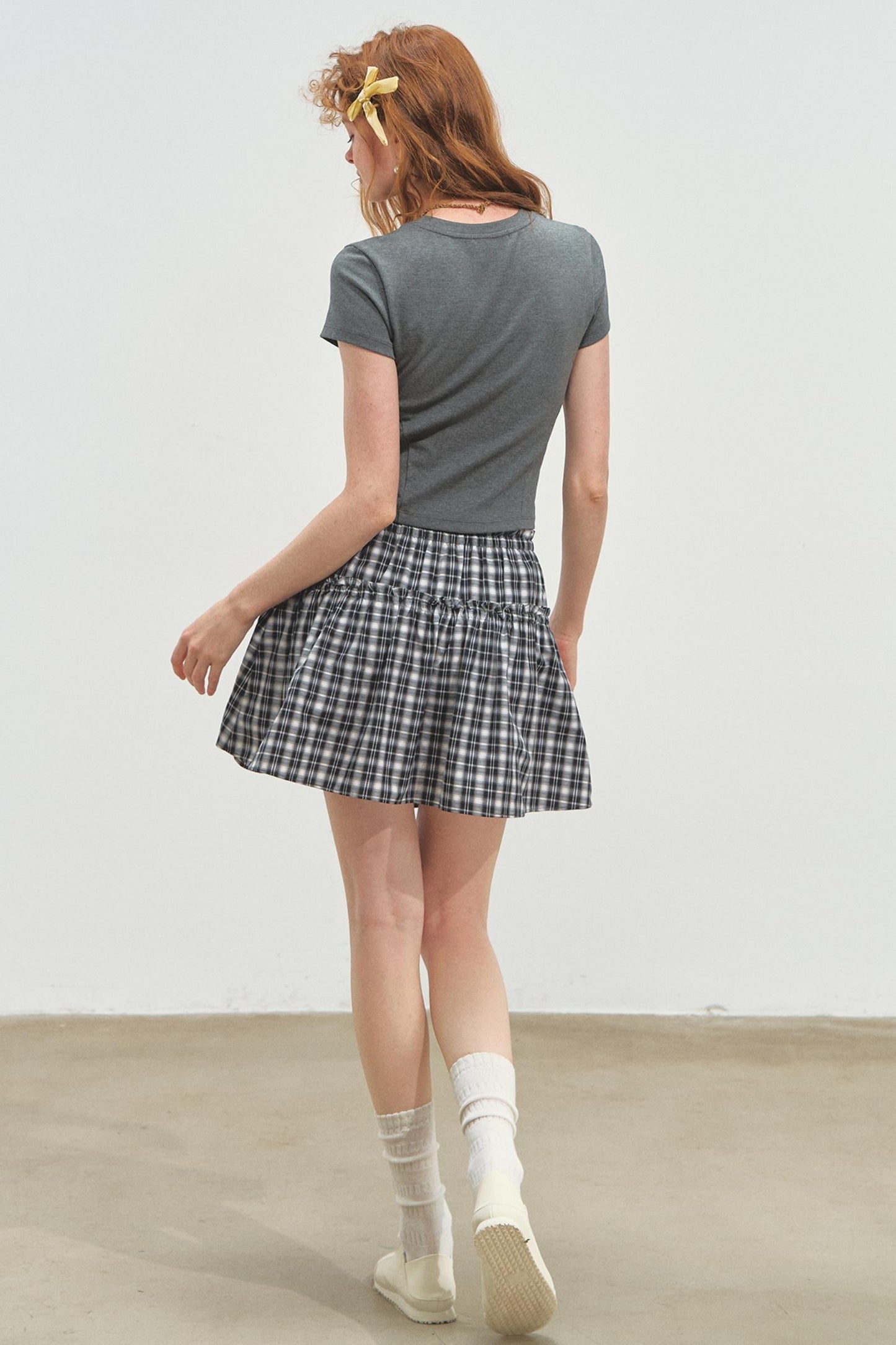 Summer Plaid Mini Skirt