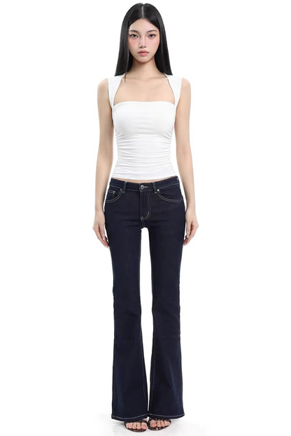 Black Strapless Tube Top