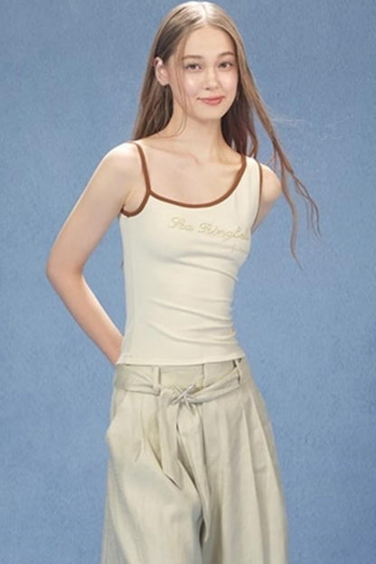 Summer Embroidered Camisole