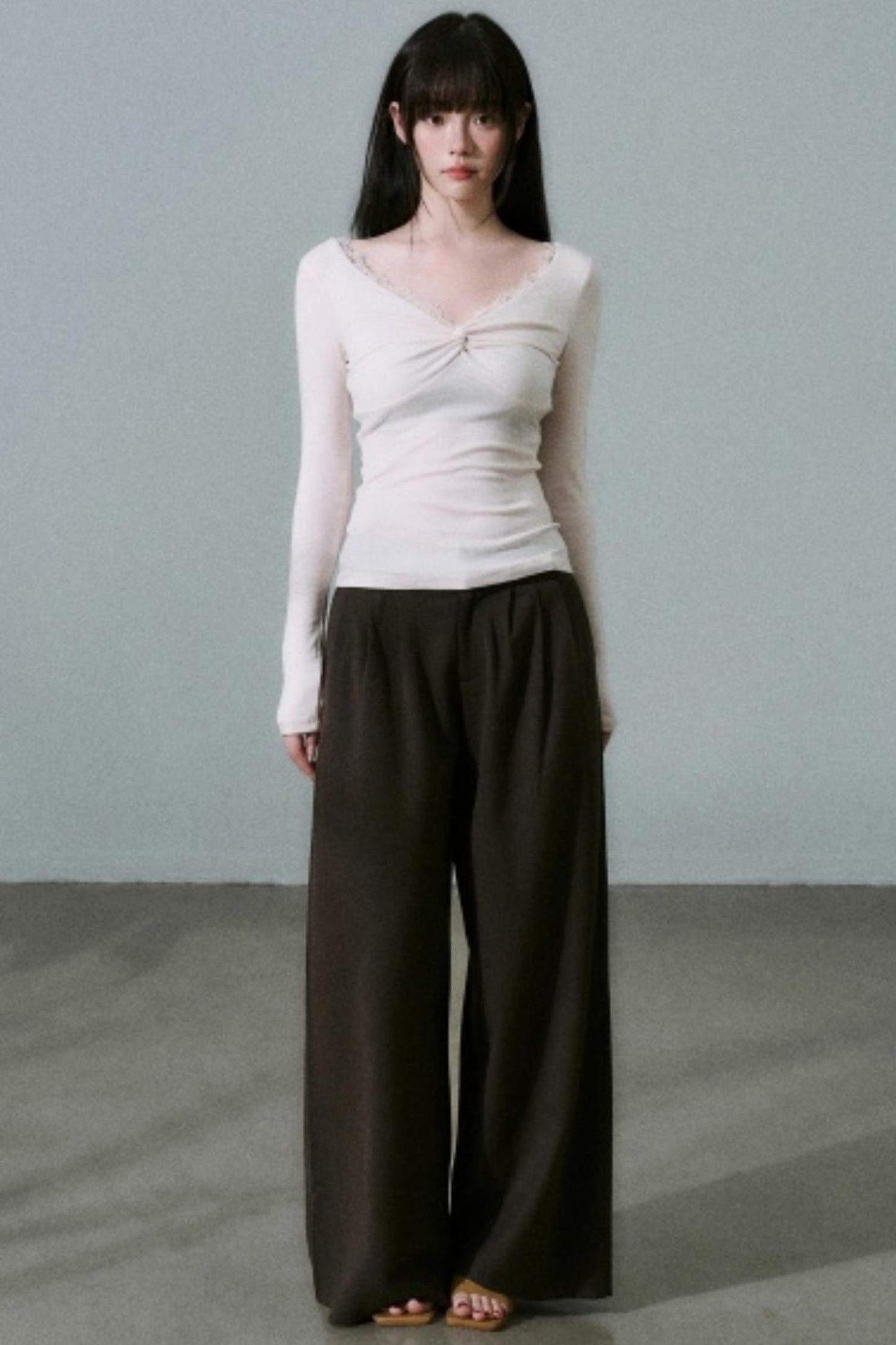 Twisted Lace Wool Top