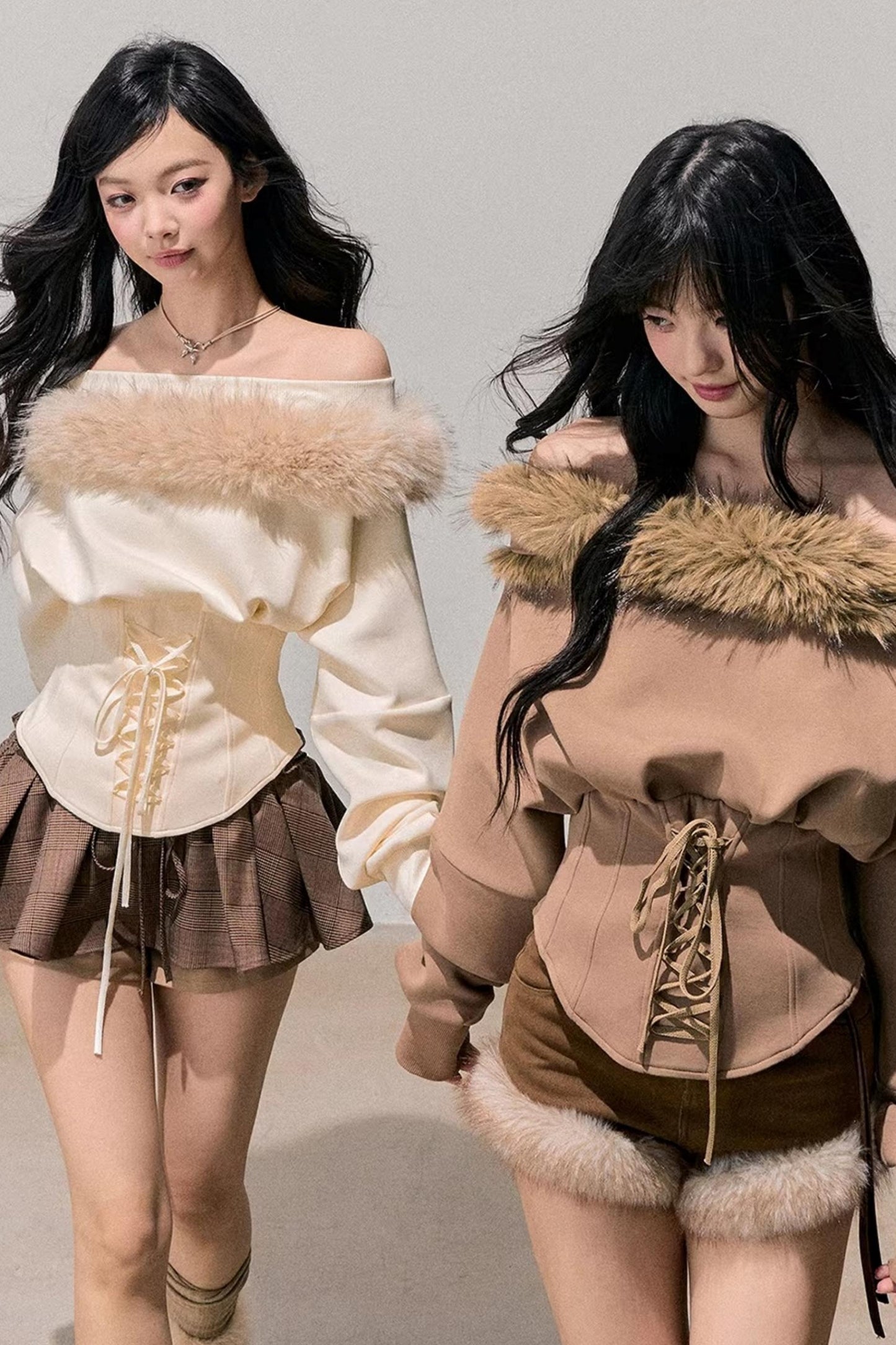 Afterglow Off-Shoulder Plush Top