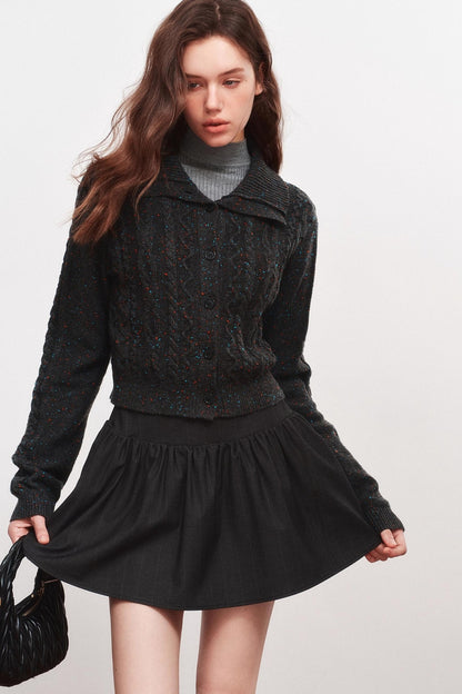 Lapel Knitted Sweater