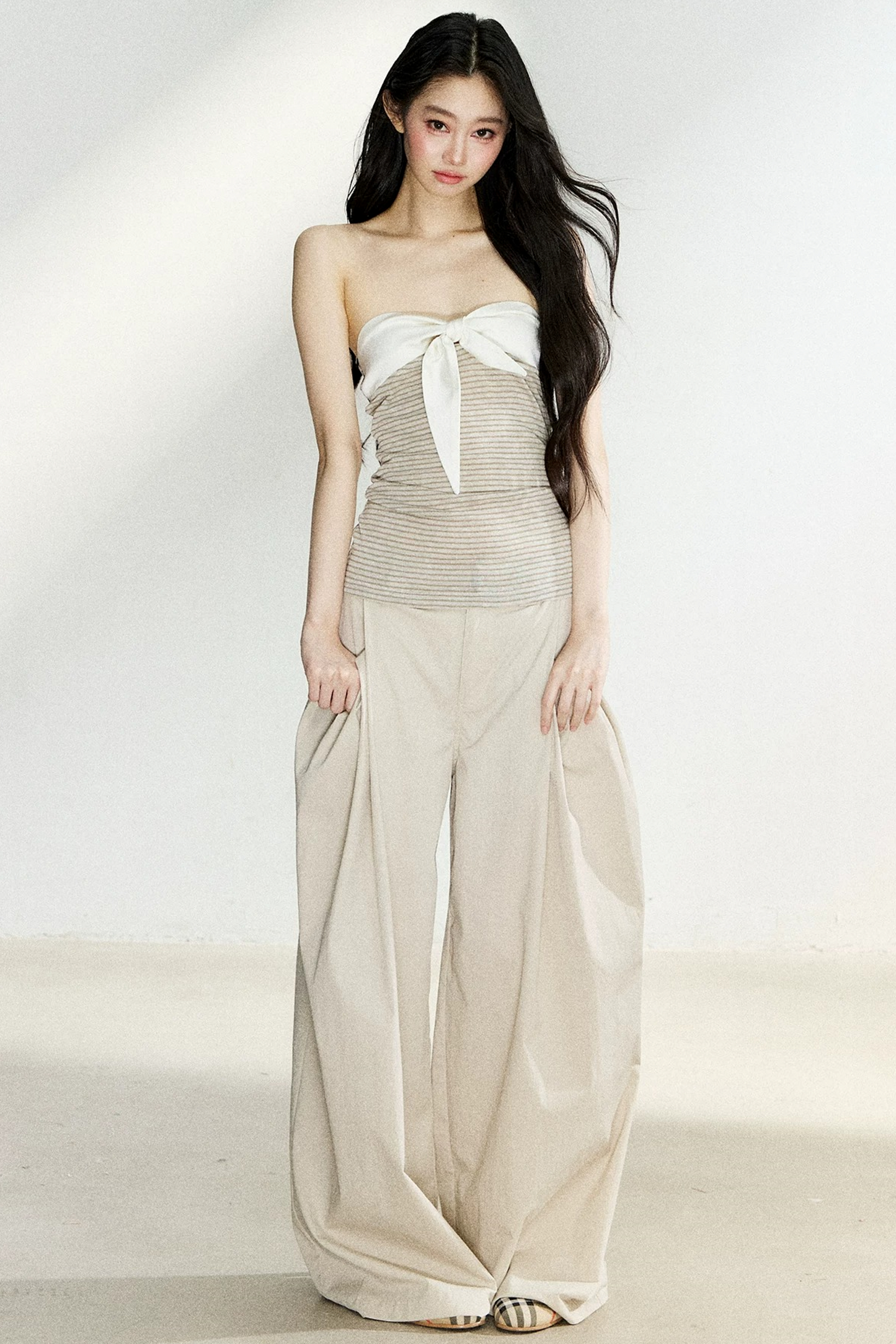 Summer High-Waisted Wide-Leg Pants