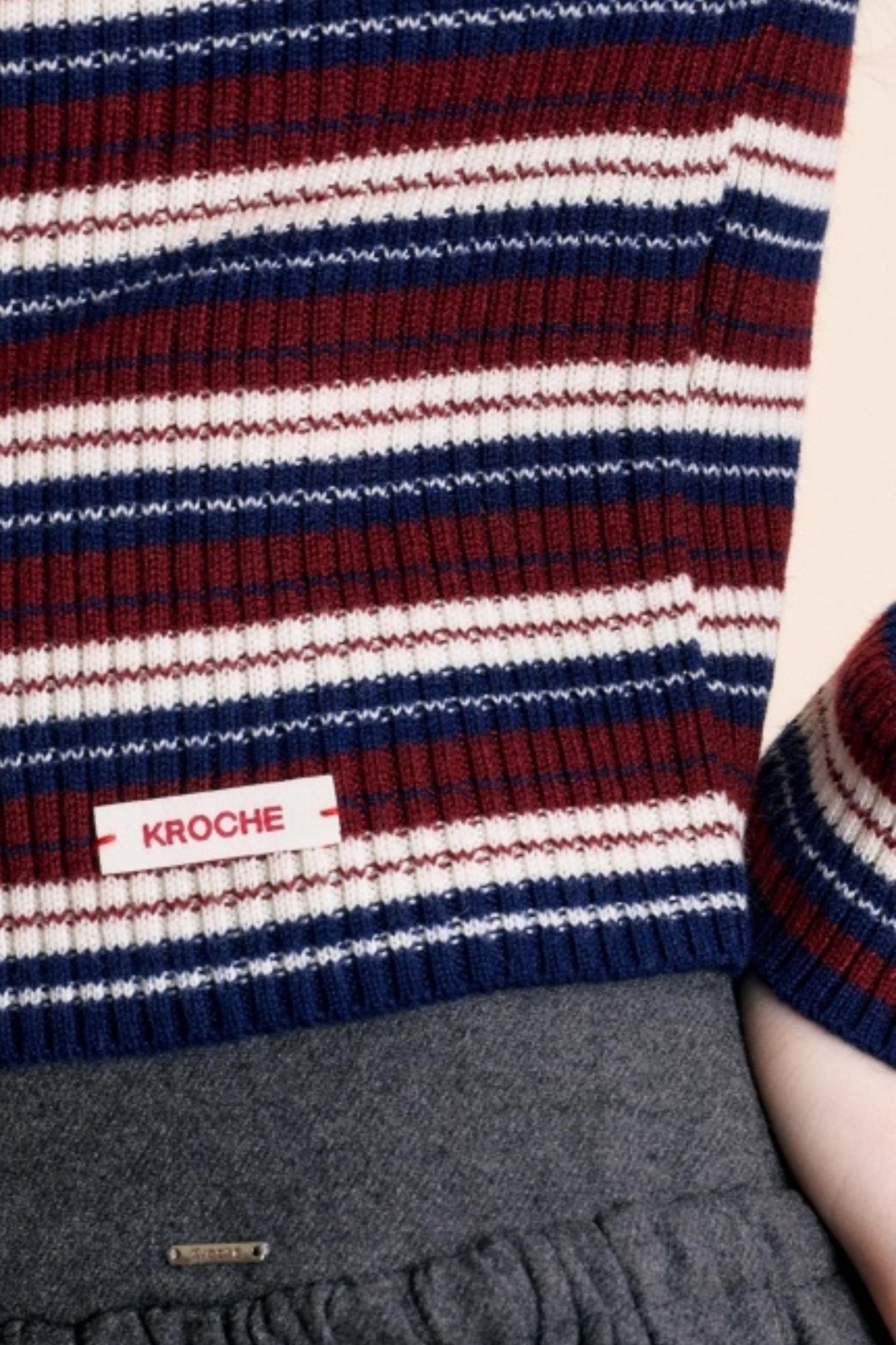 Geek Chic Striped Wool Sweater