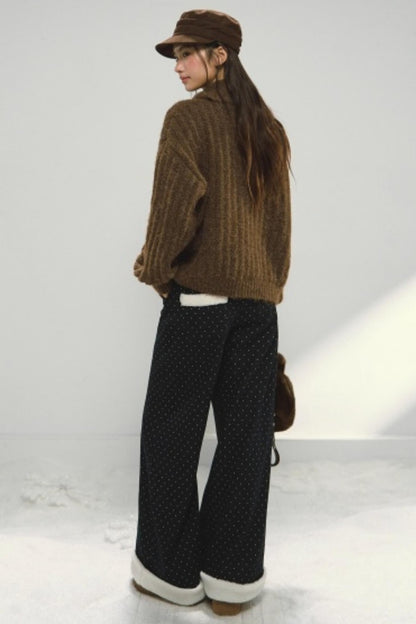 Oatmeal Toggle Knit Cardigan