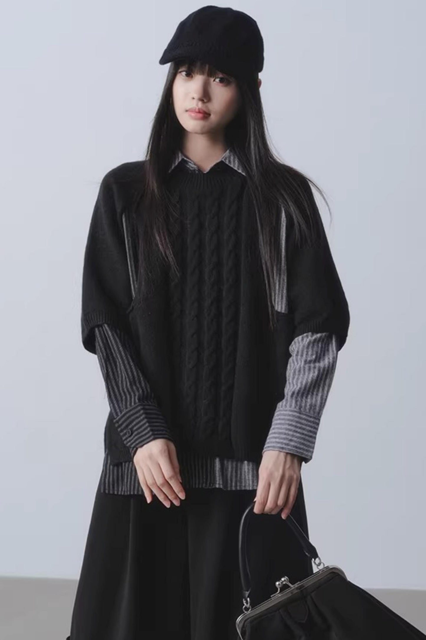 Silver Wings Two-Piece Sweater Set