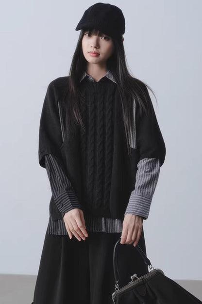 Silver Wings Two-Piece Sweater Set