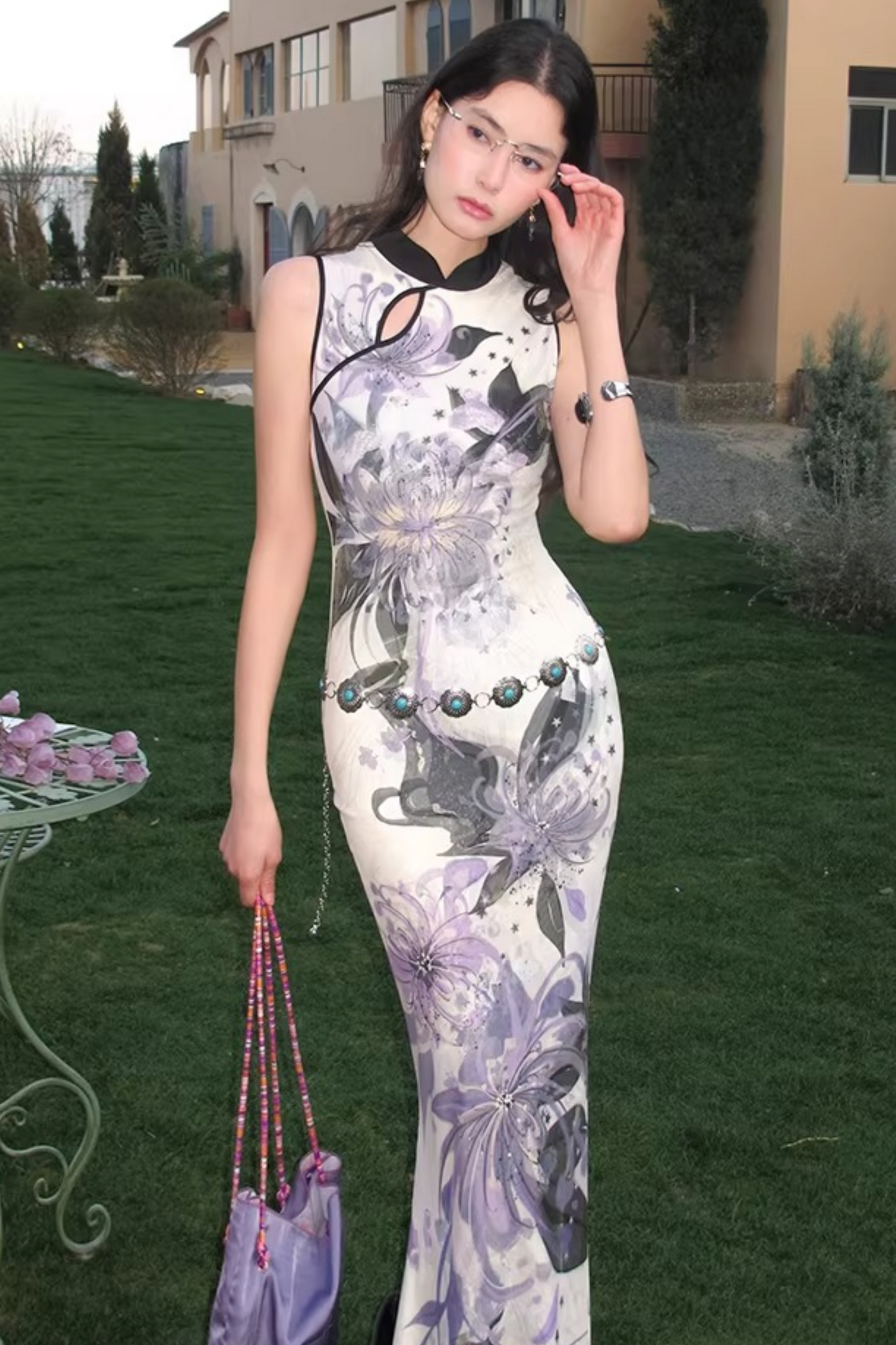 Ziman Garden Cheongsam Dress