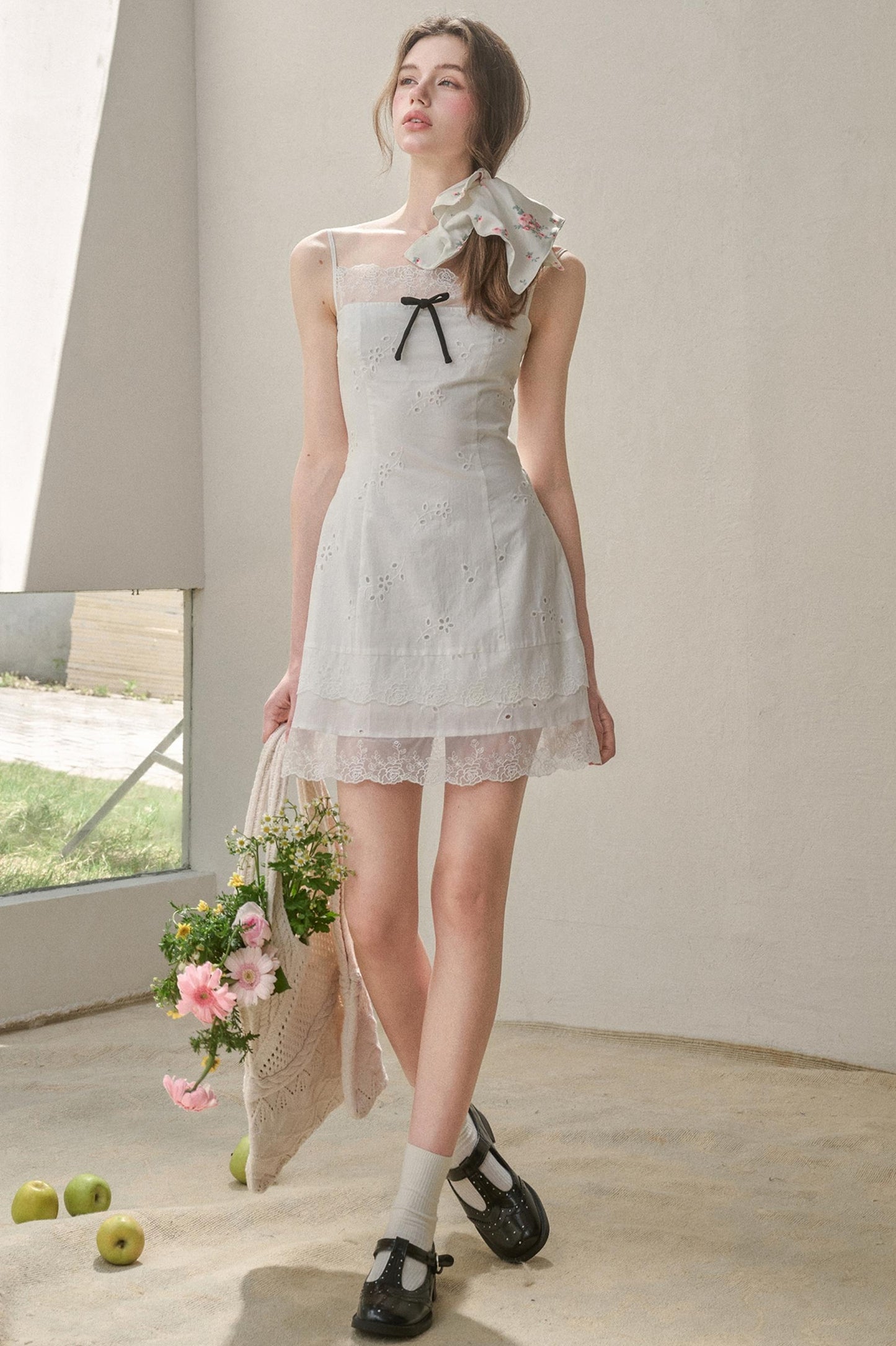 Embroidered Lace Sundress