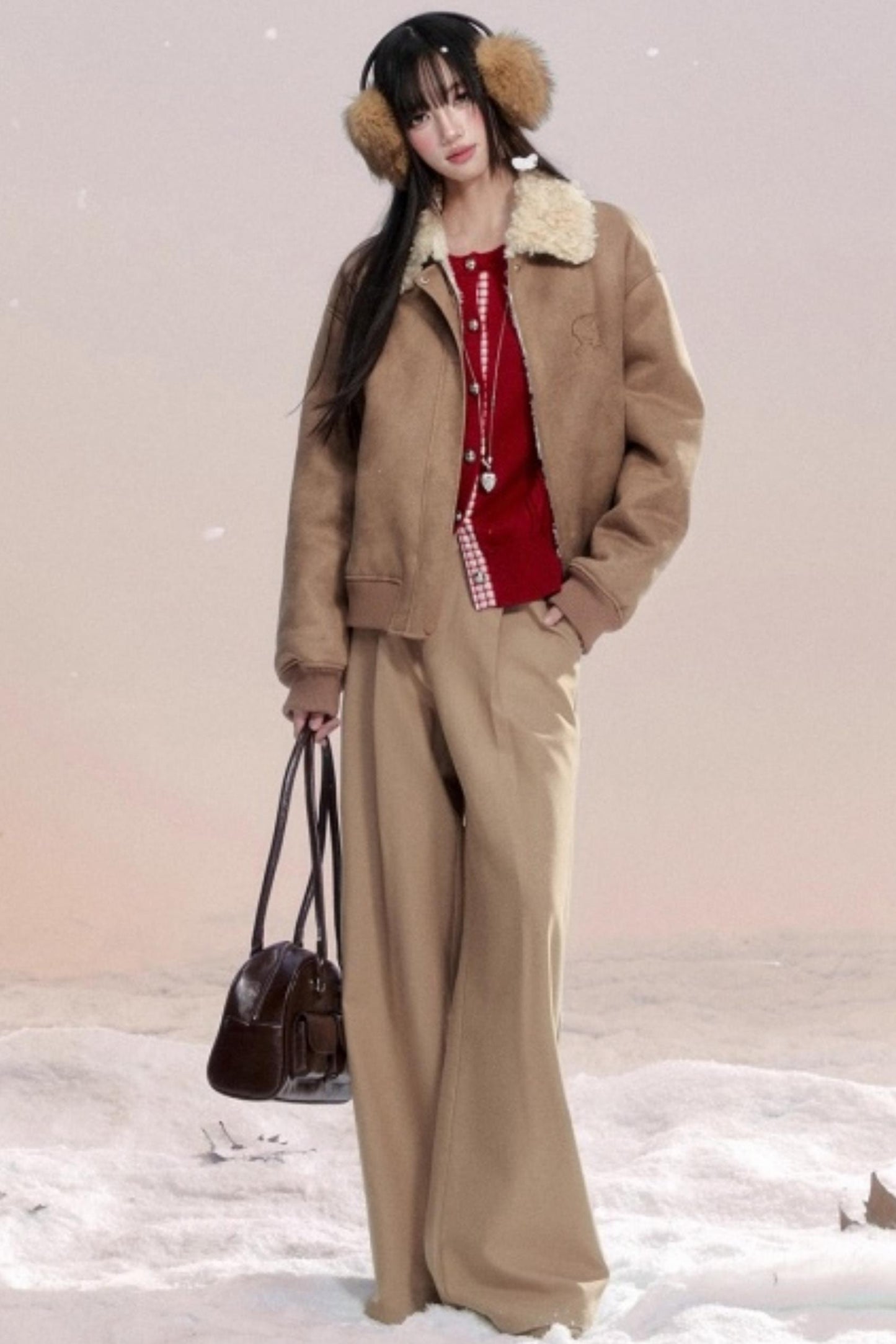 Korean Design Wide-Leg Pants