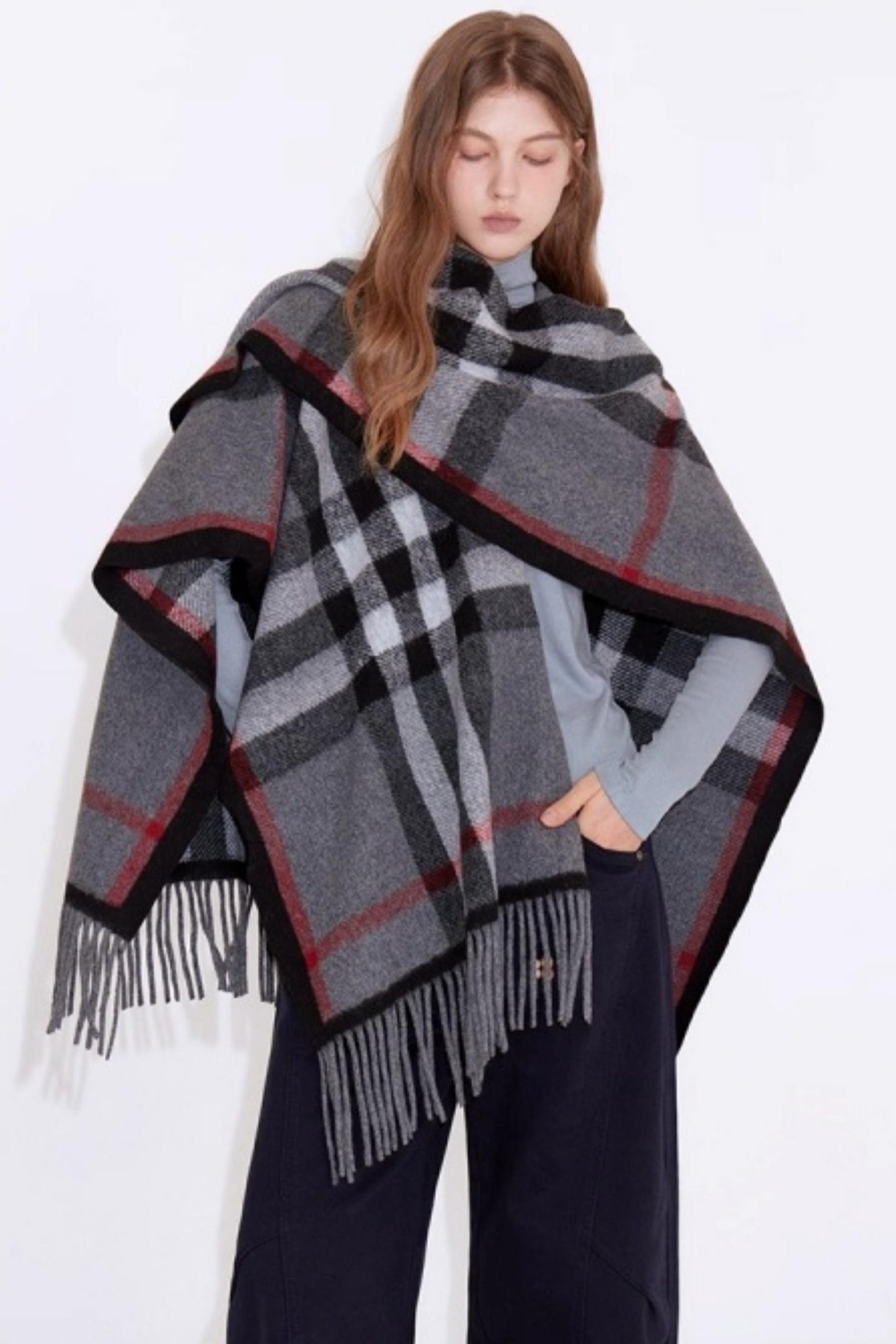 Soft Glutinous Sheep Wool Shawl