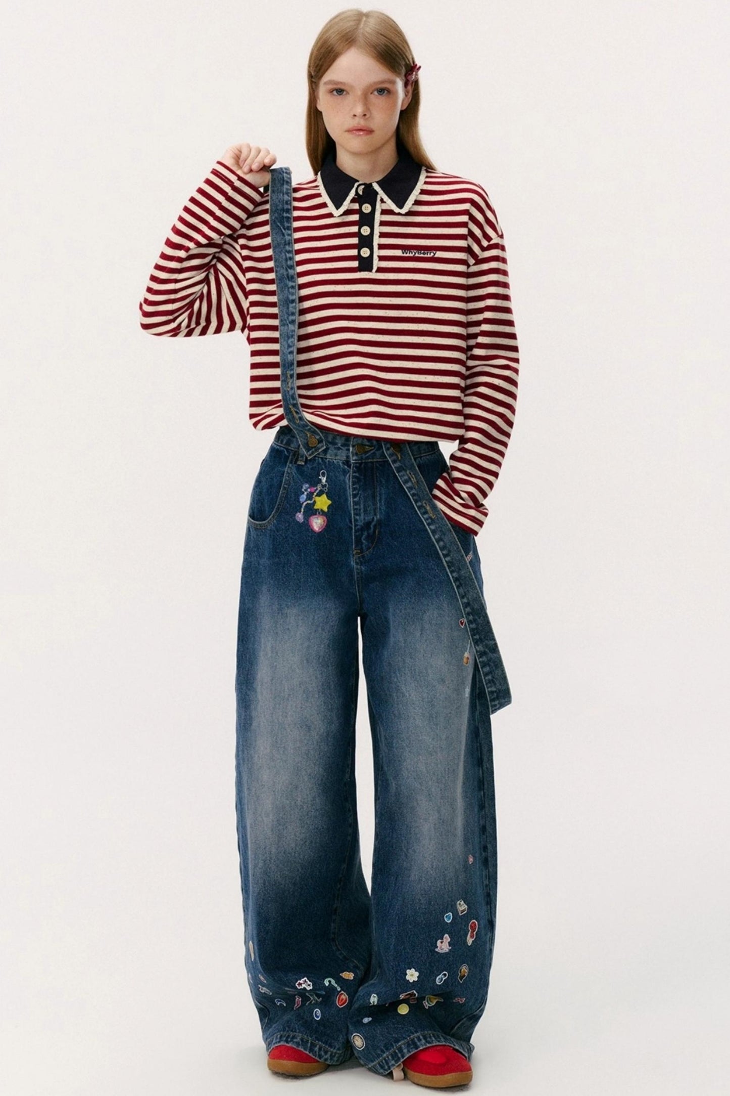 Vintage Striped Polo Shirt