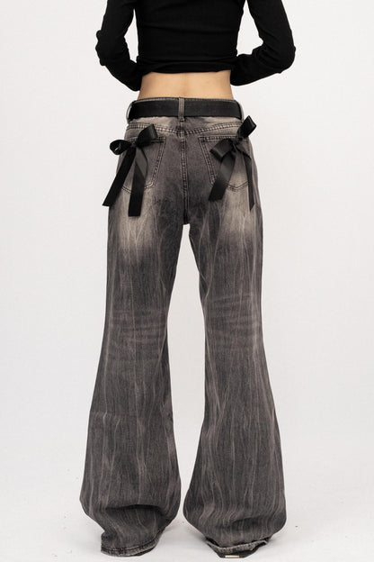 Retro Loose Drape Floor-length Pants