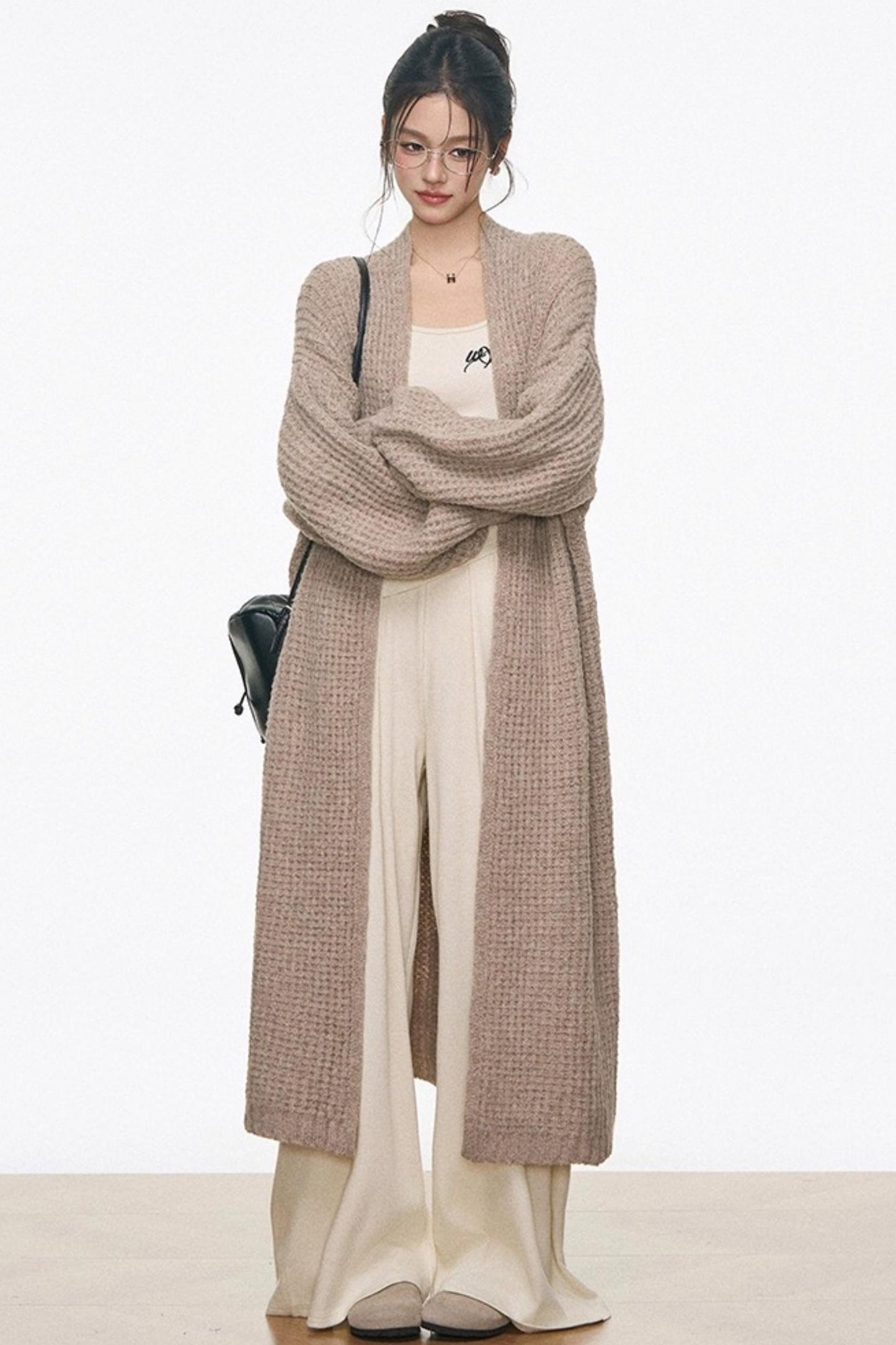 Knitted High-End Cardigan Set-Up