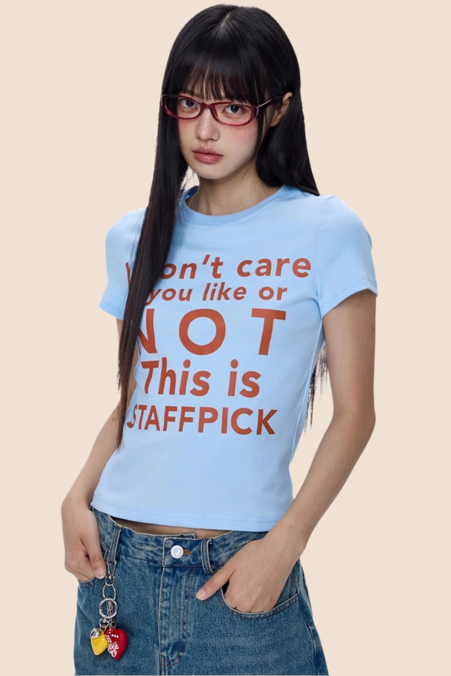 American Monogram Cropped T-Shirt