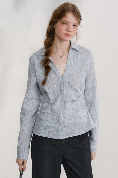 Sea Foam V-Neck Shirt