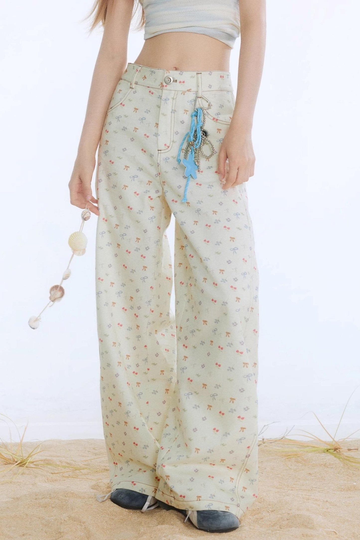 Cloud Fudge Floral Pants