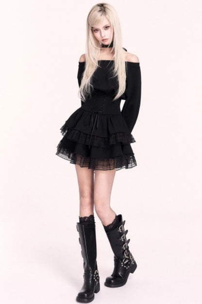 Hot Japanese Sweetheart Lace Skirt