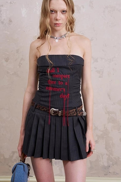 Embroidered Sheath Dress