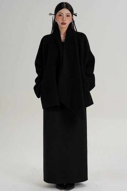 Elegant Wool Pencil Skirt