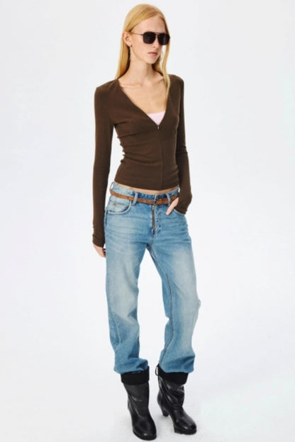 Vintage Blue Bootcut Jeans