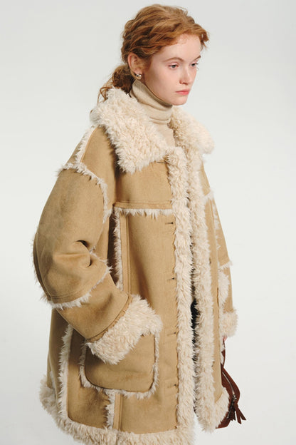 Thickened Suede Fur Coat