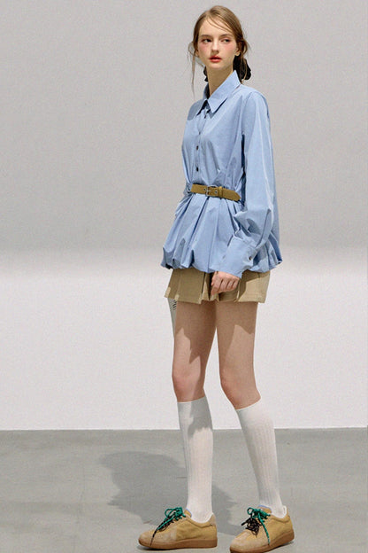 College Sweetheart Fluffy Shirt