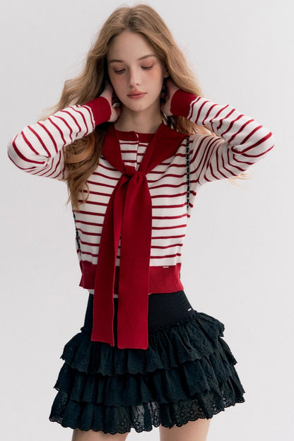 Balletcore Lace Cake Skirt